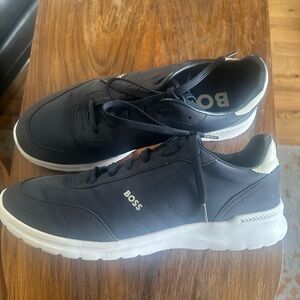BOSS Extreme Logo Running Shoes Navy Blue Size 41